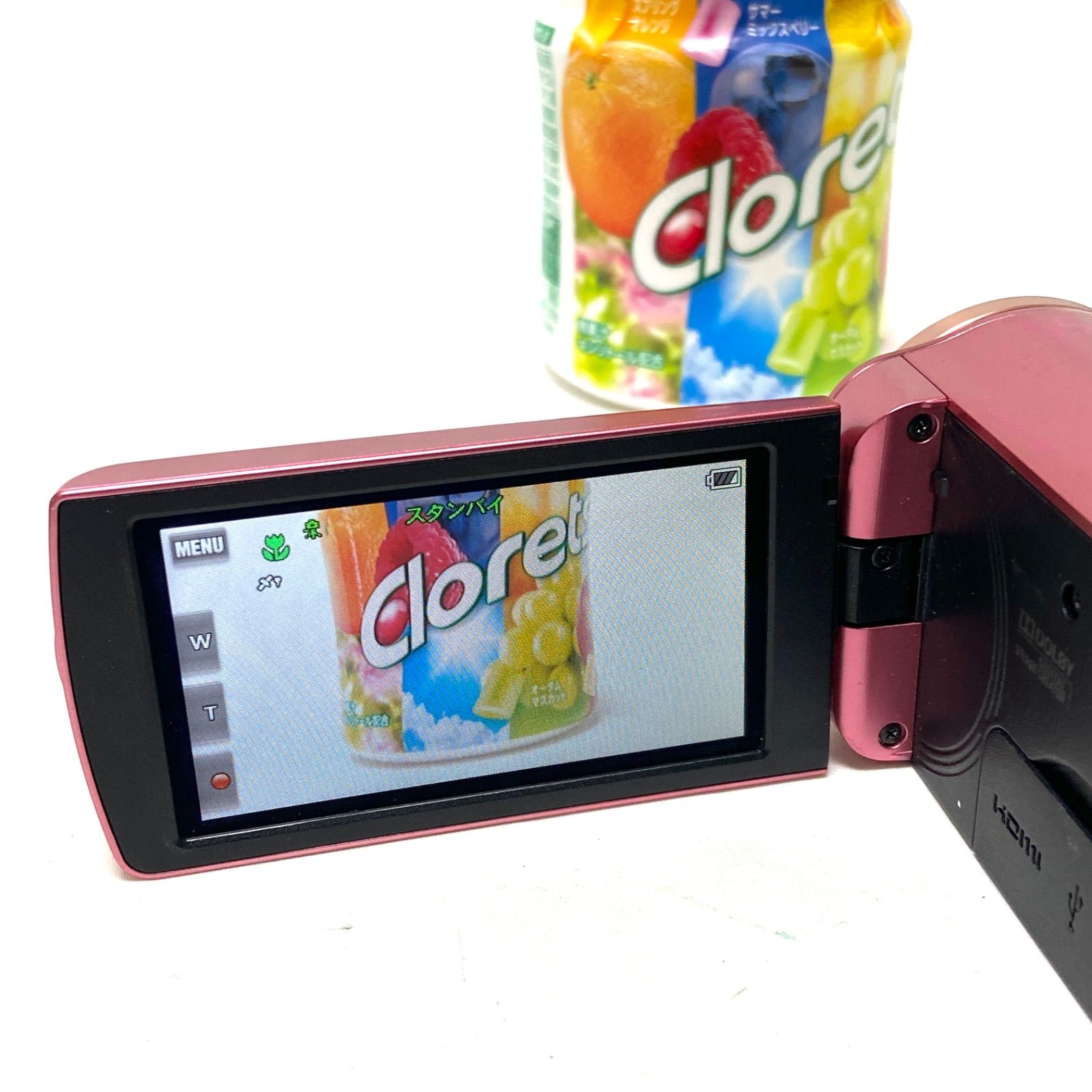 SONY HANDYCAM HDR-CX270V ピンク ビデオカメラ レコーダー 8.9 MEGA