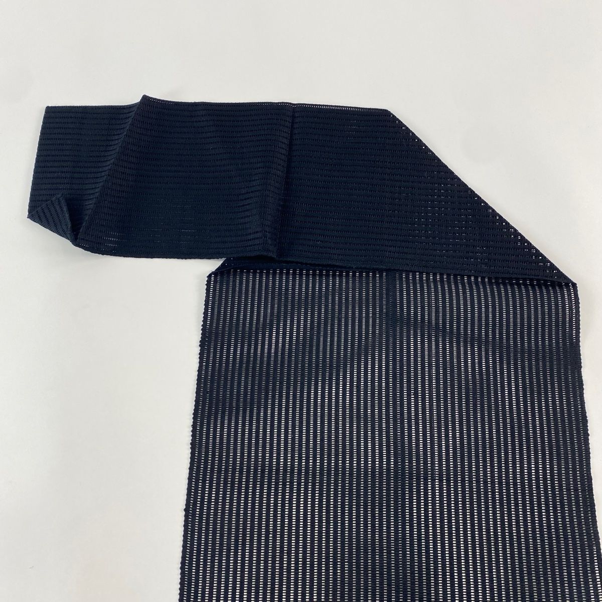 名古屋帯 美品 秀品 夏帯 絽 松葉仕立て 八寸名古屋帯 幾何学