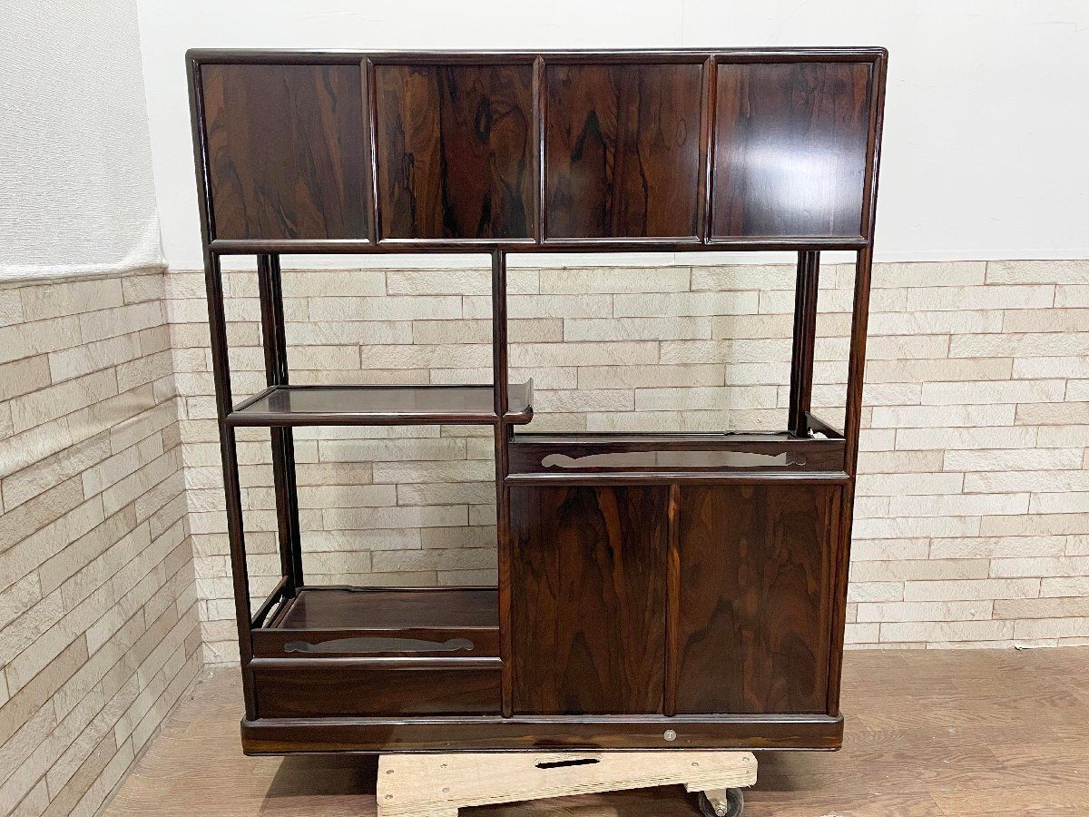 □飾り棚 キャビネット 茶箪笥 昭和レトロ 和風家具 和家具