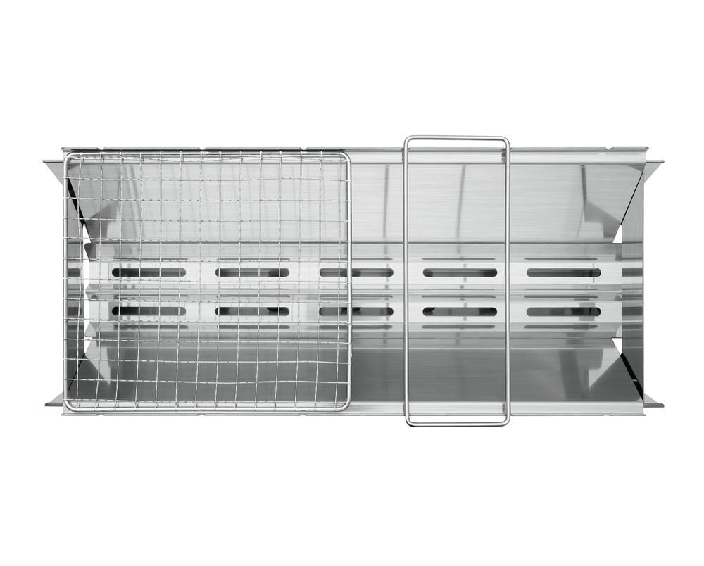 アイリスオーヤマ コンパクトBBQコンロ ステンレス 幅約50.5×奥行約