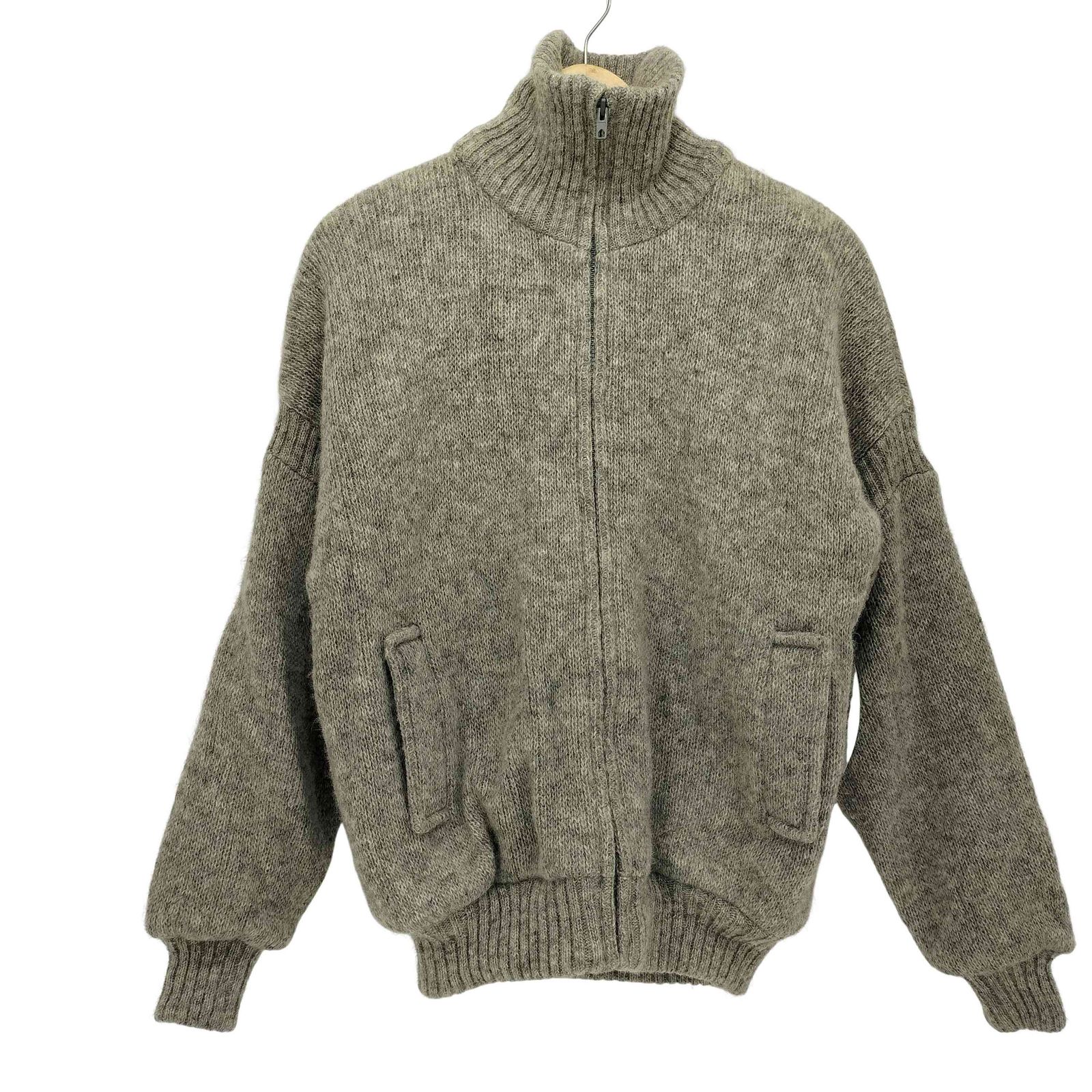 ユーズドフルギ USED古着 {{HILDA LTD}}70-80s アイスランド製 ドライバーズニット ニットジャケット メンズ import：M 