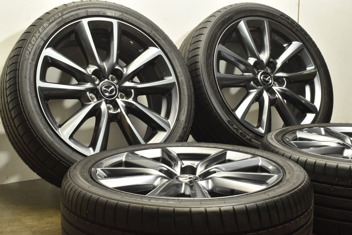 マツダ MAZDSA3 純正 18in 7J 45 PCD114.3 トーヨー プロクセス R51A 215|45R18 ノーマル戻し マツダ3 ファストバック セダン