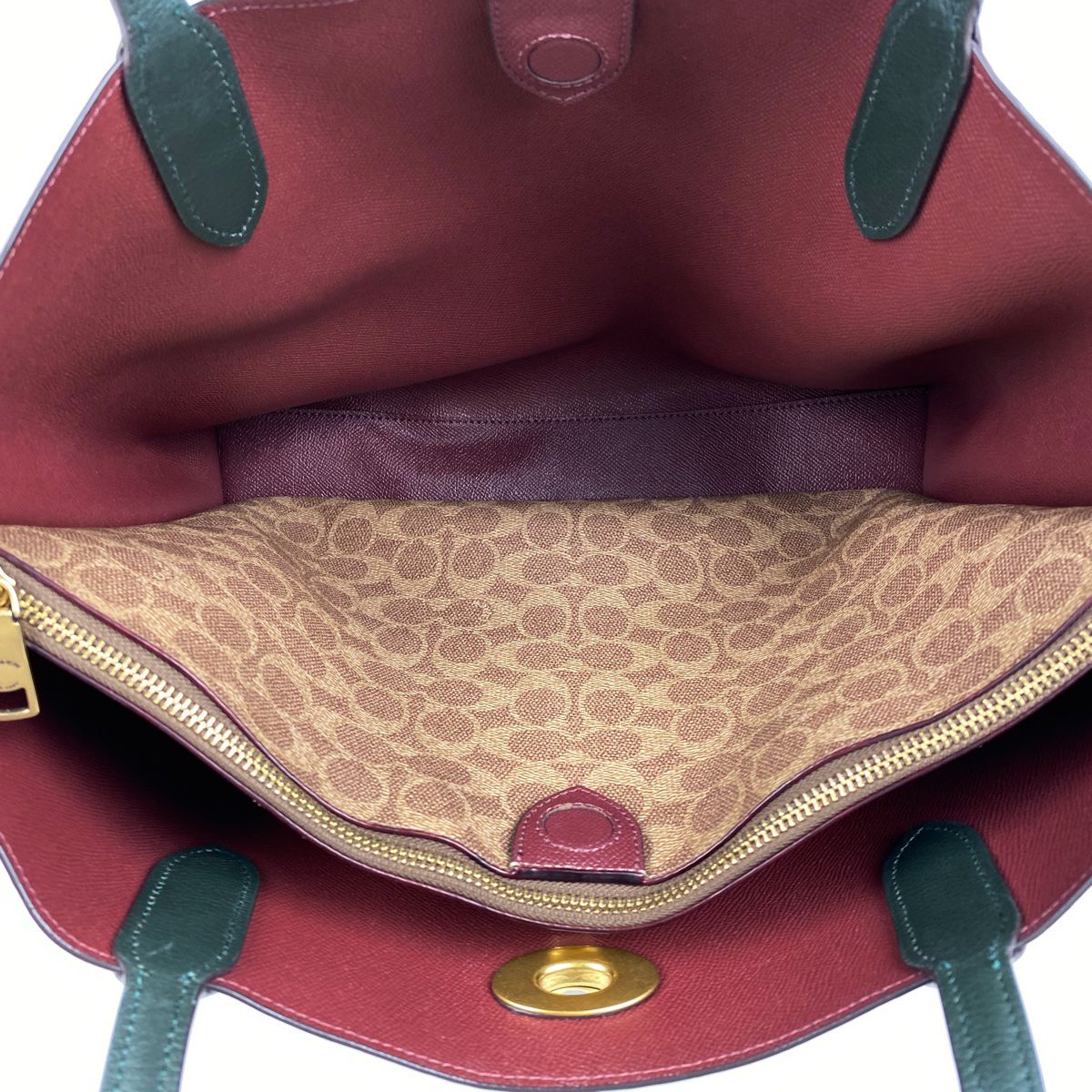 コーチ COACH ウィロウ トートバッグ 肩掛け トートバッグ レザー 