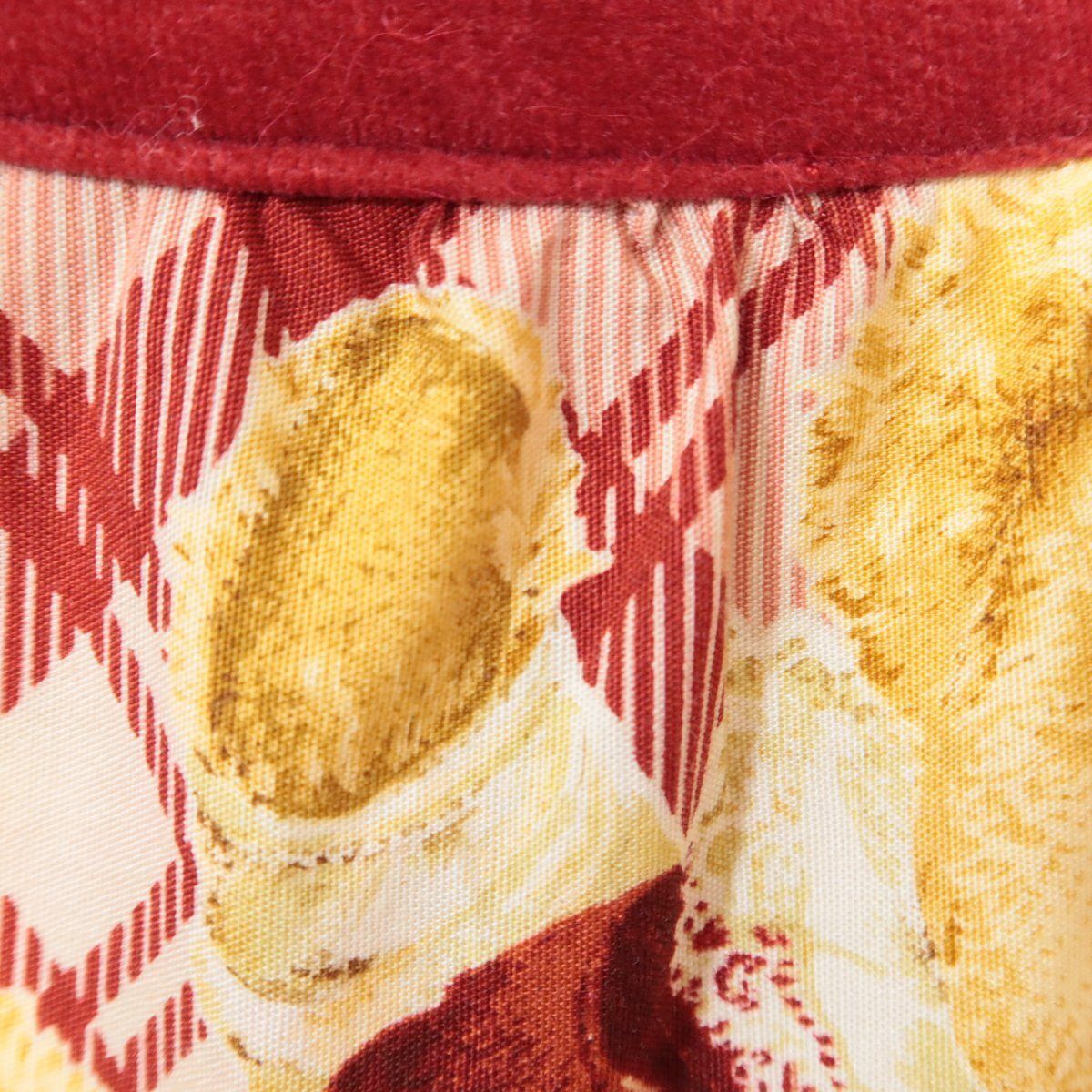 ピンクハウス☆可愛いトラディショナルテディ＆チェック♪スカート 赤  