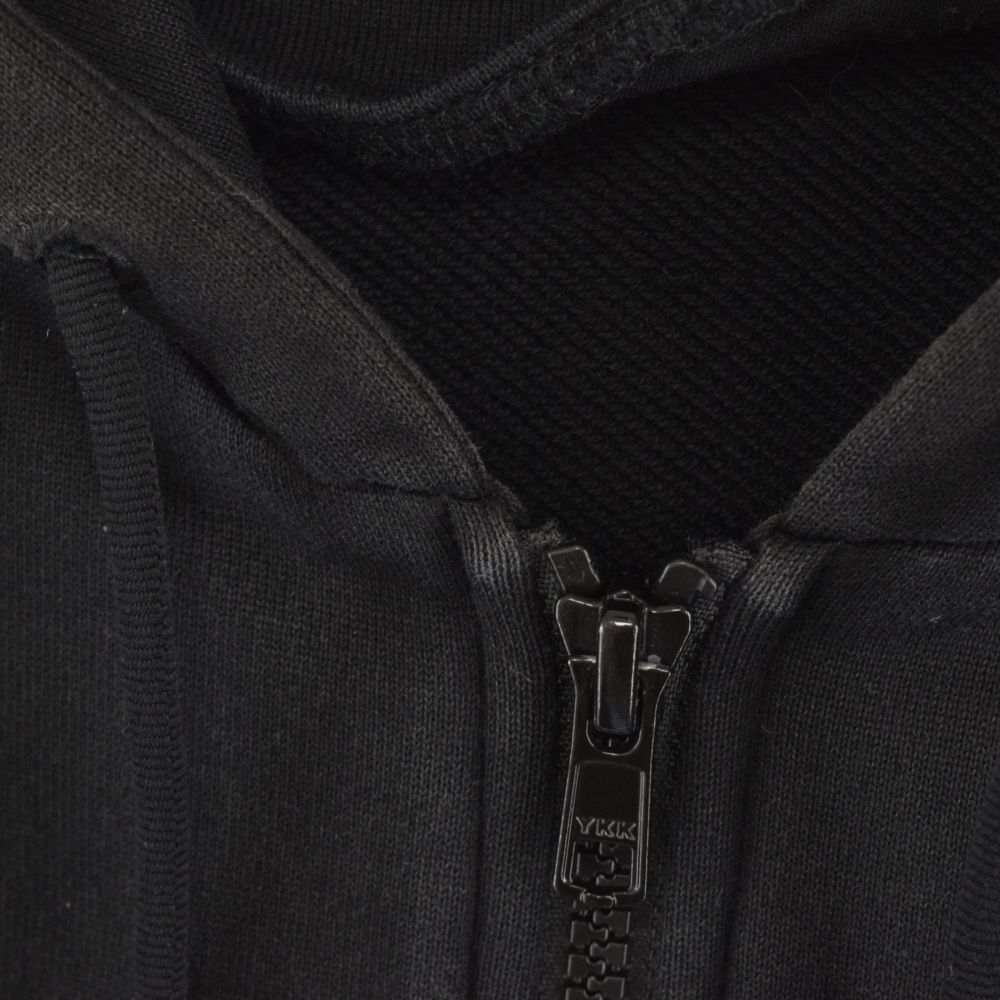 Y-3 (ワイスリー) M STACKED BADGE FULL-ZIP HOODIE FJ0438 ロゴ刺繍 ジップアップパーカー フーディー  ブラック - メルカリ