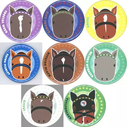 中古】バッジ・ピンズ 全8種セット 缶バッジ 「DMMスクラッチ 