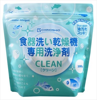 まとめ買い-24点セット クリーン食器洗い乾燥機 洗浄剤 ５００ｇ ちのしお社 食器用洗剤