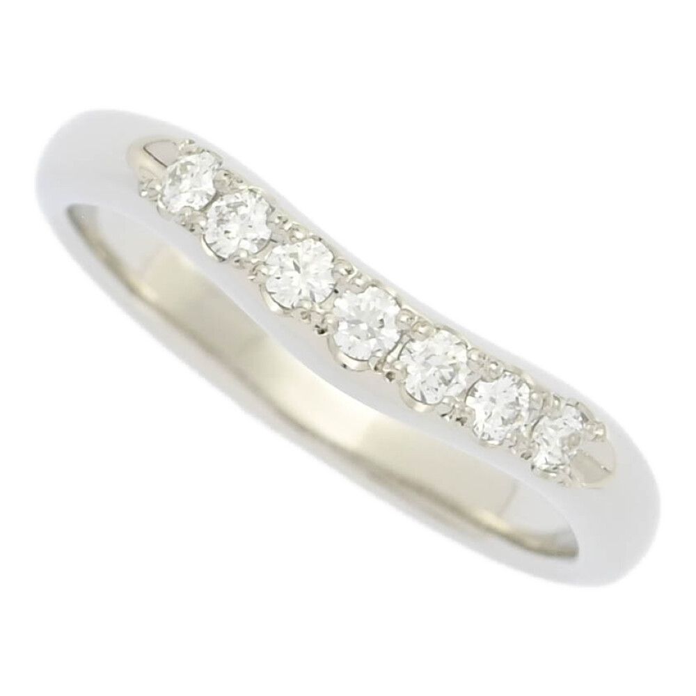 0.15ct/MIKIMOTO ミキモト 7P ダイヤモンド リング 指輪/Pt950-4.0g/10 