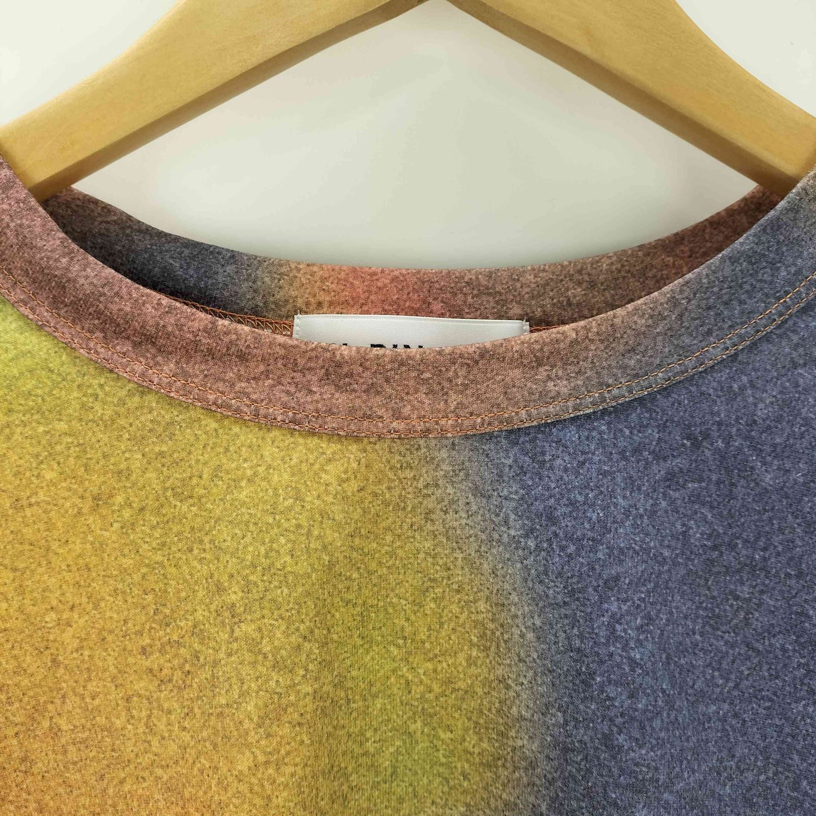 ヘリンドットサイ HeRIN.CYE Blur tee 水彩 クルーネック半袖T