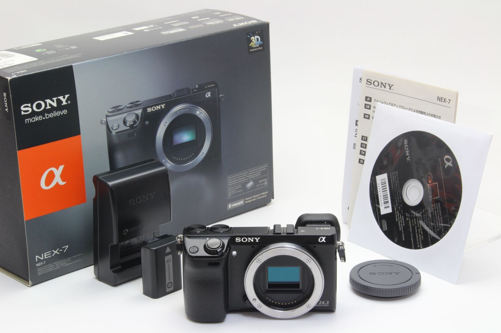 AB+ (良品) SONY ソニー NEX-7 ボディ ブラック ショット数8516回 初期 