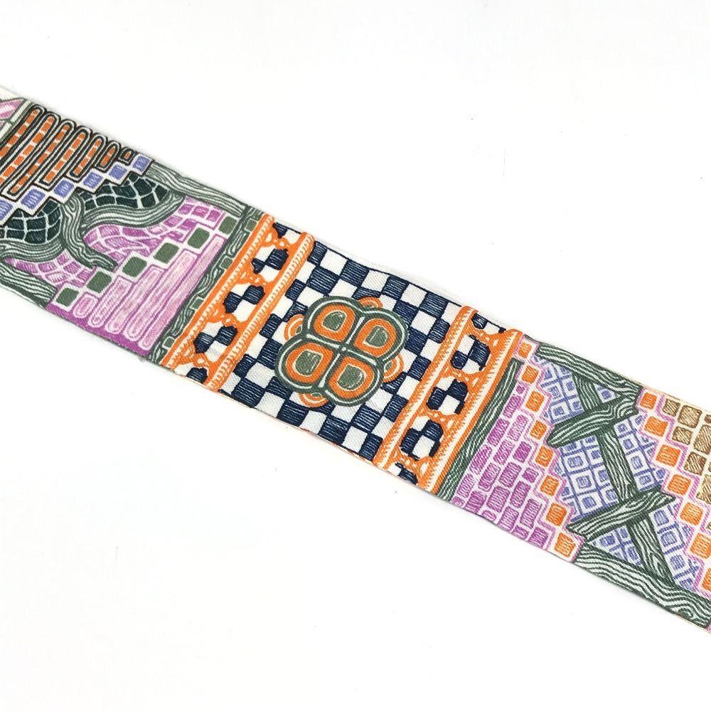 HERMES シルク スカーフ マルチカラーツイリー エルメス HERMES ツイリー GUEPARDS BANDANA マルチカラー