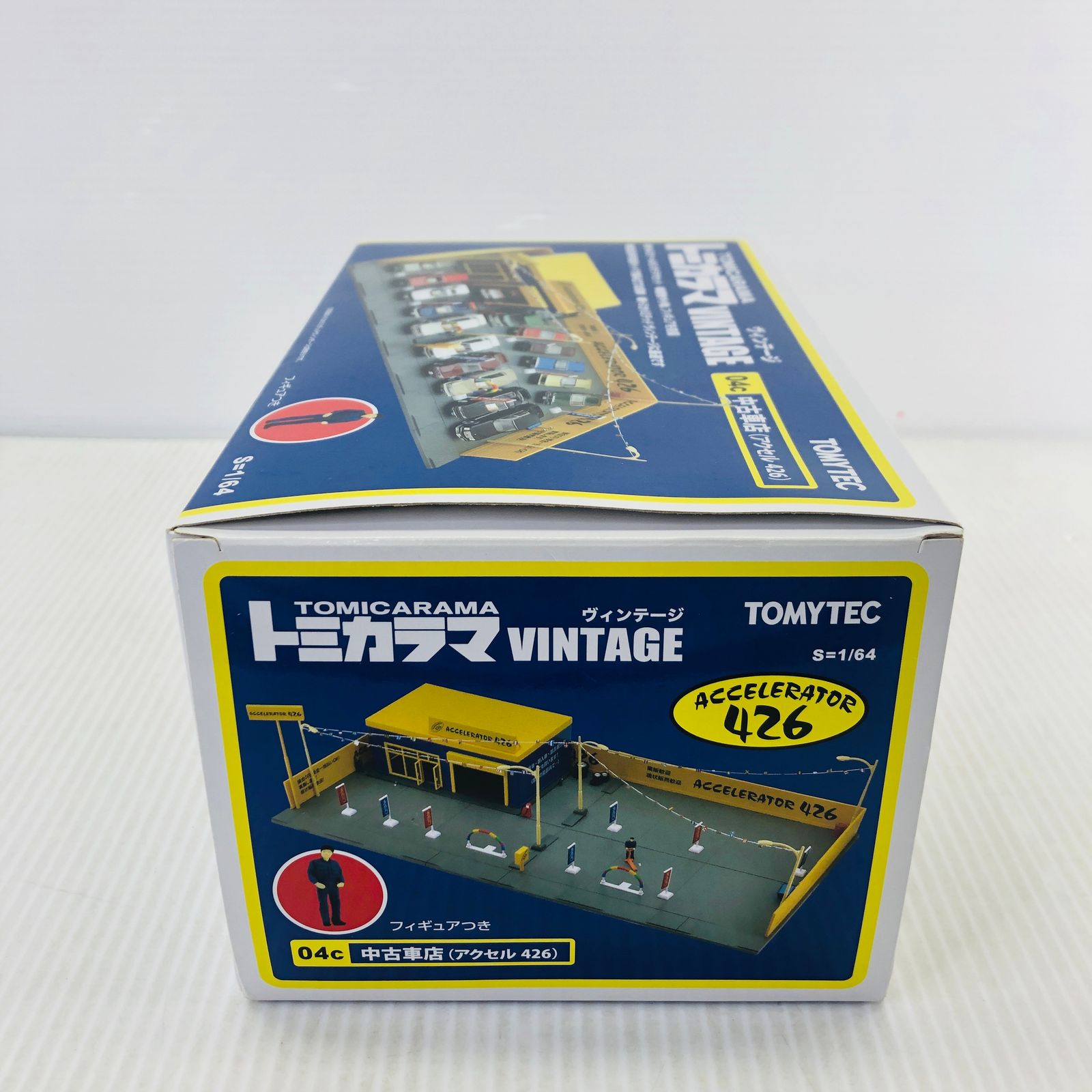 トミカトラマ VINTAGE 04c 中古車店 (アクセル426) トミーテック トミカラマ ヴィンテージ 04c 1/64 中古車店