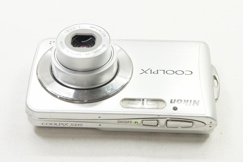 箱・小物付き】 Nikon ニコン COOLPIX S210 コンパクトデジタルカメラ