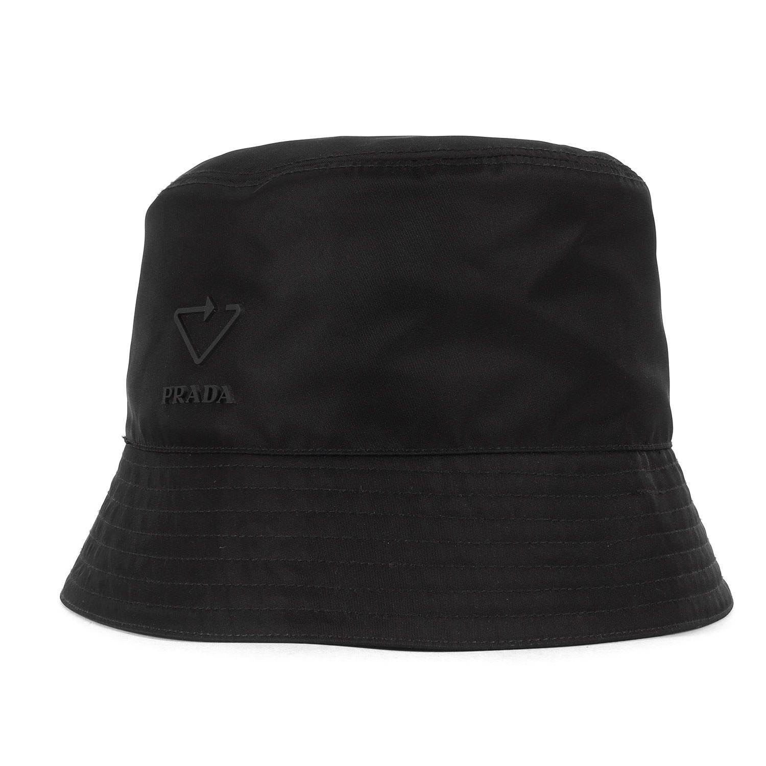 PRADA プラダ ハット サイズ:L(59cm) 2020年製 トライアングル ロゴ リサイクル ナイロン バケットハット RE-NYLON BUCKET  HAT ブラック 黒 ブランド 帽子【メンズ】 - メルカリ