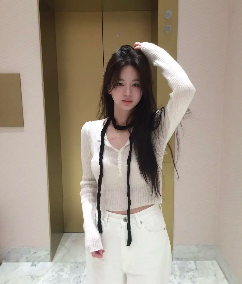 샵ウールベイ ジンソル クロップドニット