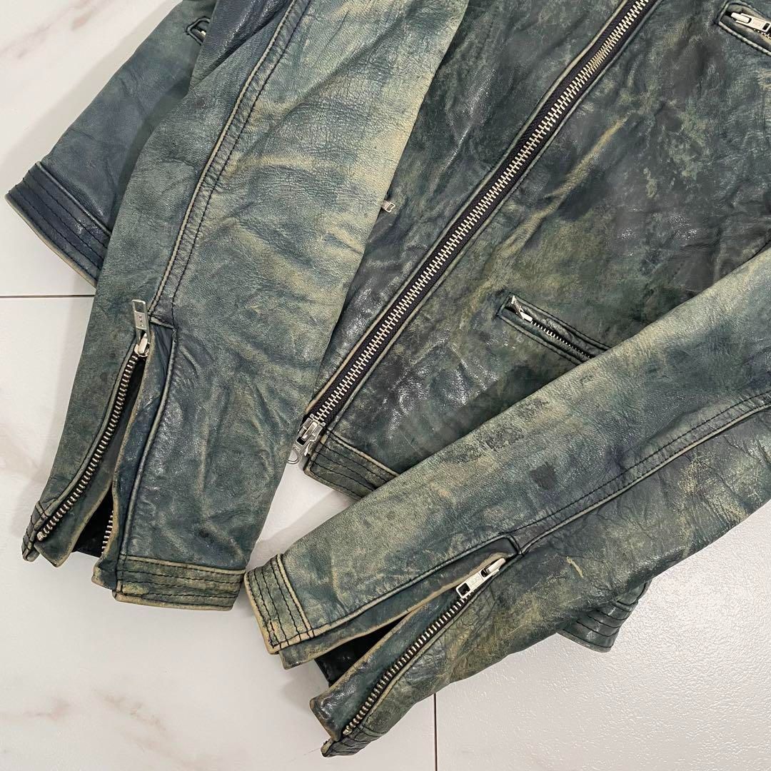 ライダース ダメージ加工