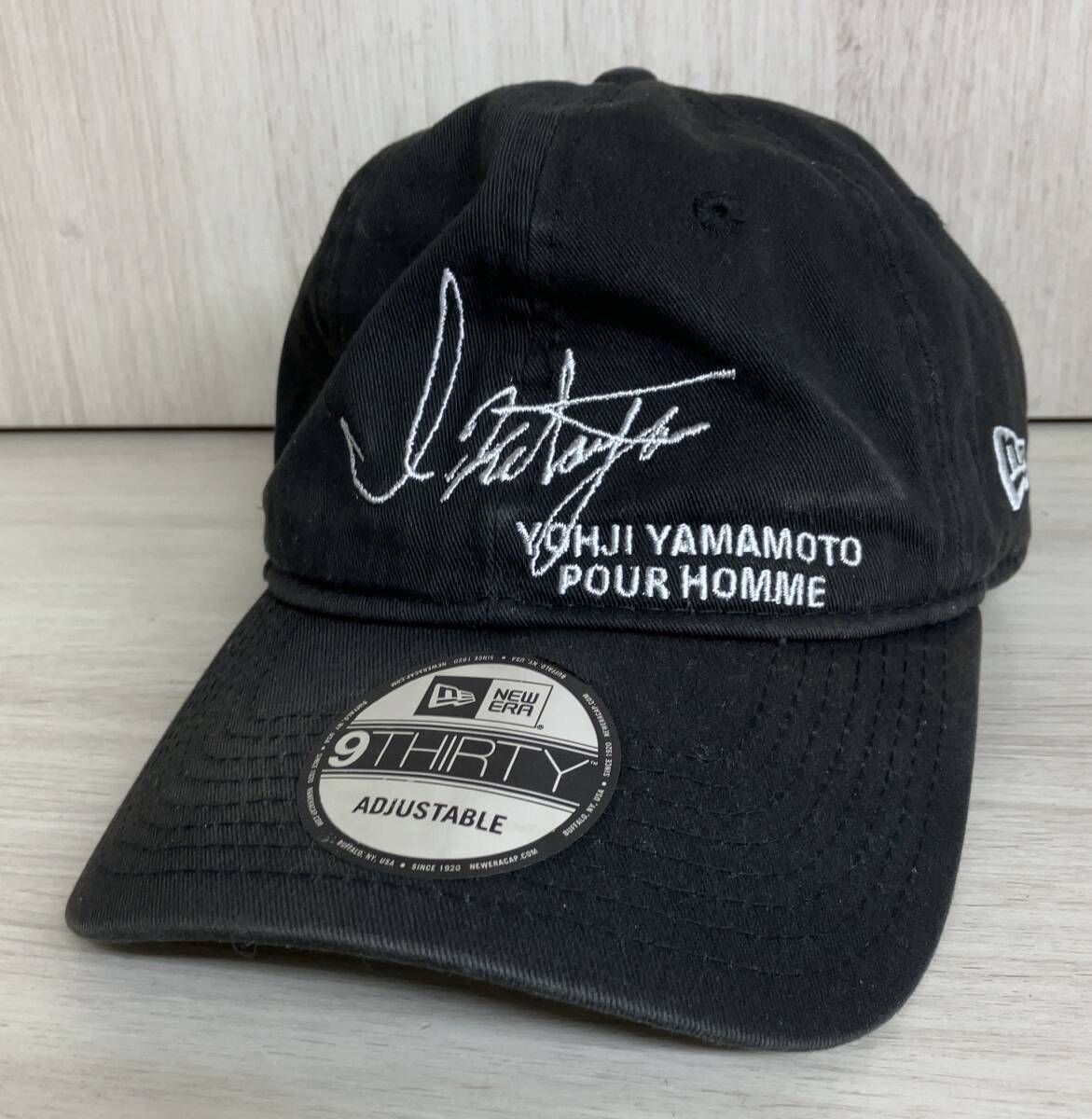 BACKLASH × Yohji Ymamoto POUR HOMME × NEWERA キャップ 帽子 ブラック 黒 トリプルネーム バックラッシュ ヨウジヤマモト ニューエラ