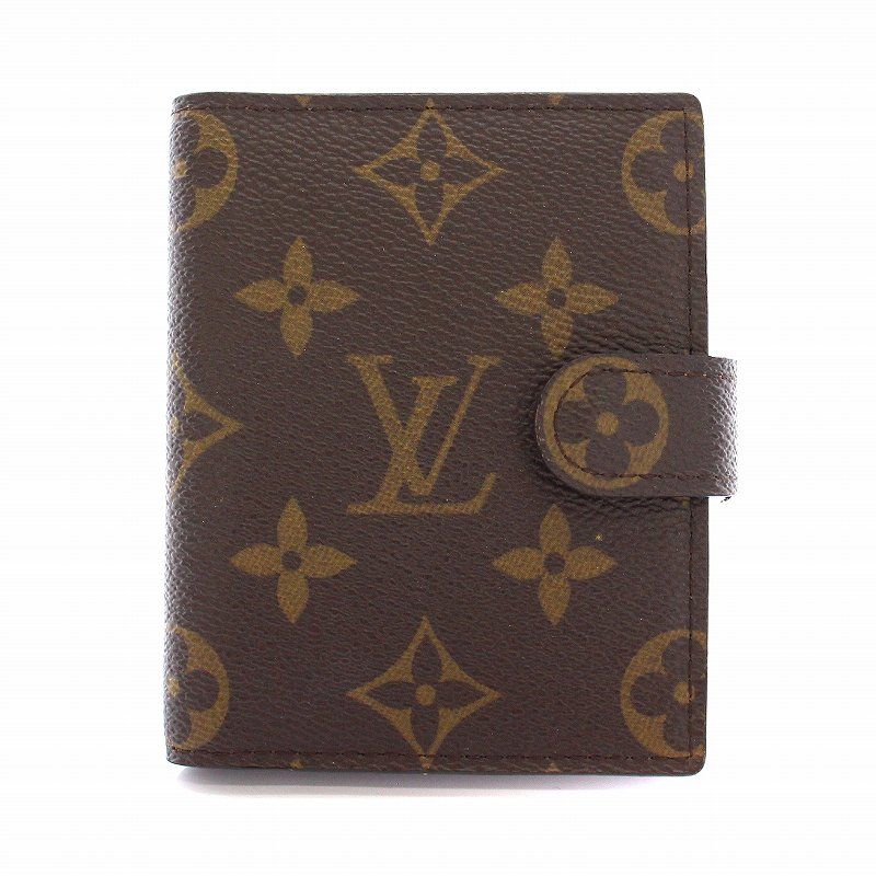 ルイヴィトン LOUIS VUITTON モノグラム アジェンダ ミニ 手帳カバー ブラウン R20007 |YM OH