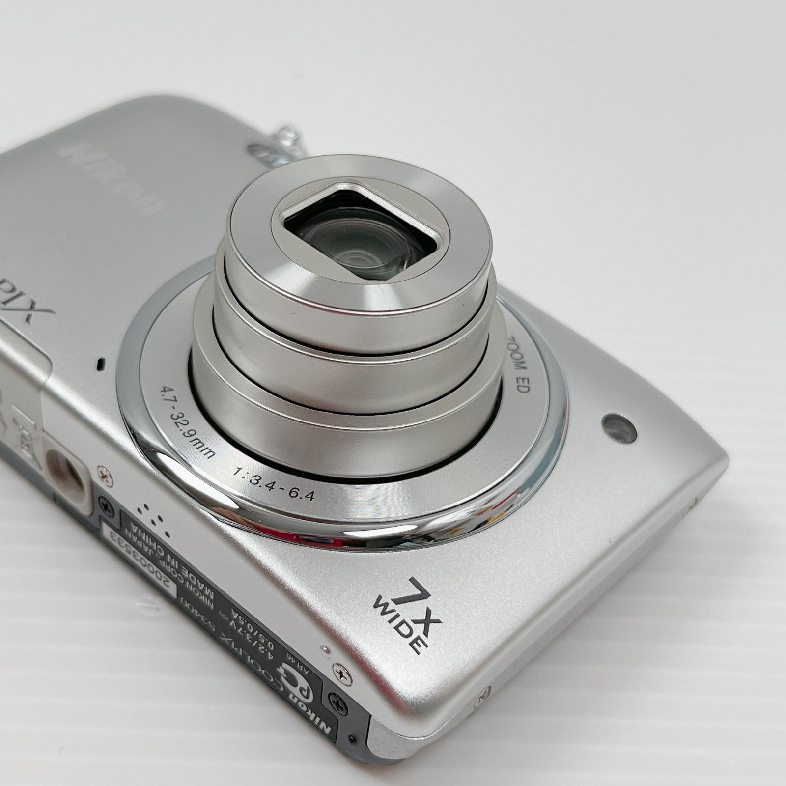 ニコン Nikon COOLPIX S3400 シルバー 訳あり デジタルカメラ Nikon