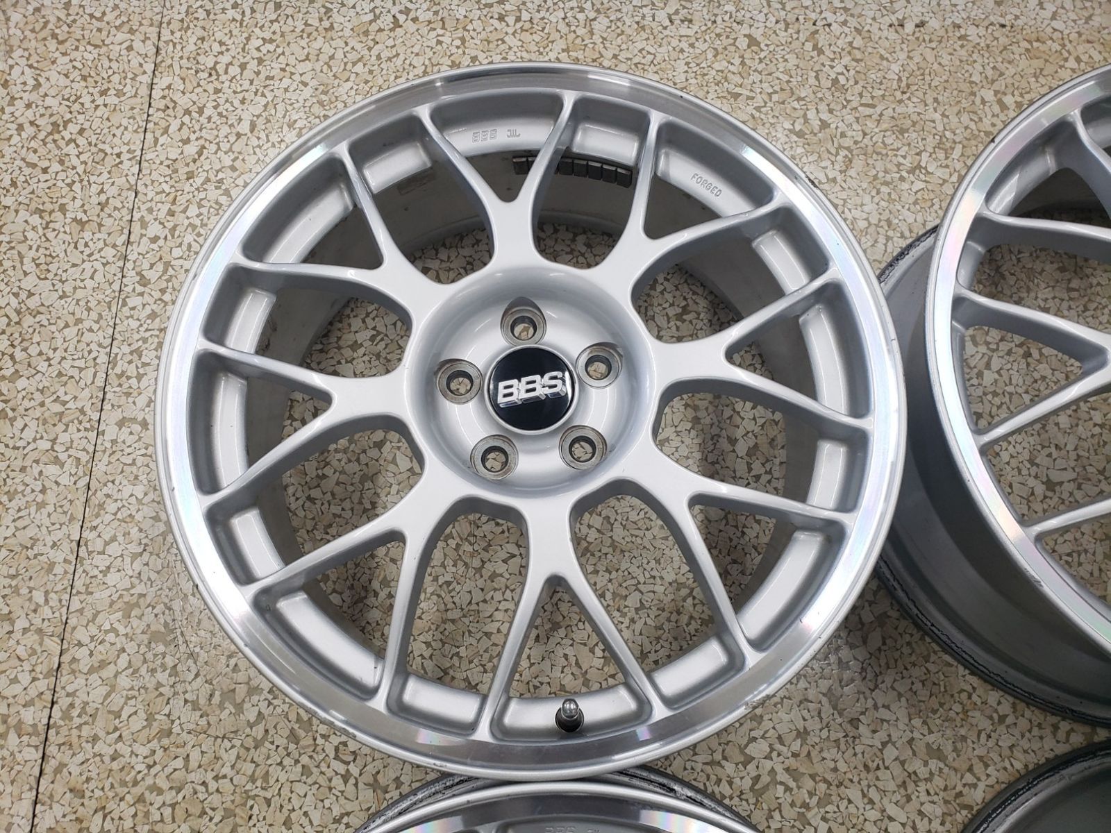 ◎傷少美品 鍛造 FORGED BBS A76 希少軽量 スバル純正オプション 17in 