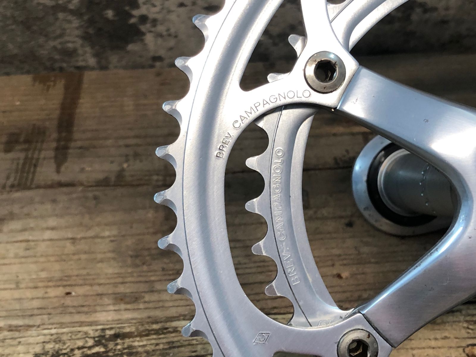 JJ552 カンパニョーロ CAMPAGNOLO ケンタウル CENTAUR クランクセット シルバー 170mm 52|39T ULTRA TORQUE