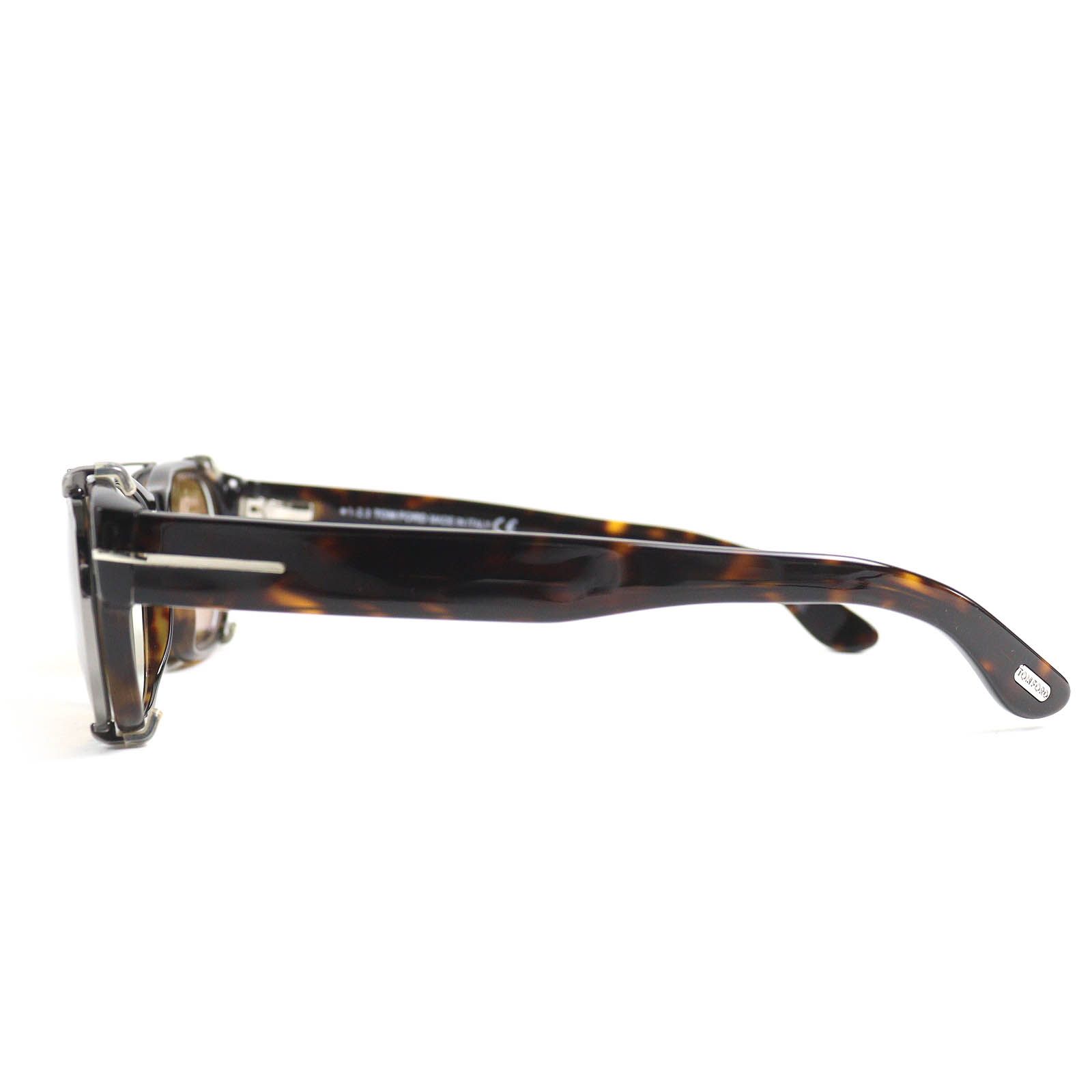 極美品△TOM FORD トムフォード TF5276 053 クリップオン サングラス 