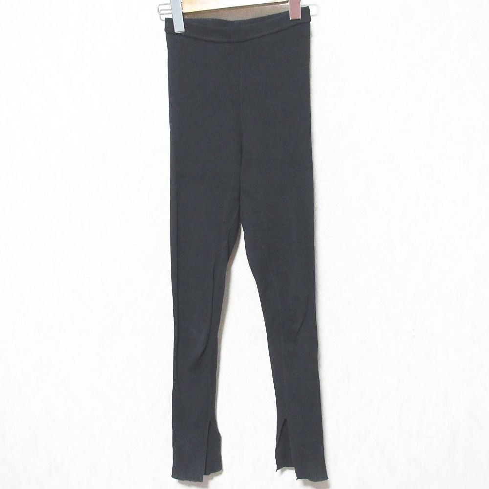 美品 AURALEE オーラリー HIGH GAUGE RIB SLIT TIGHTS