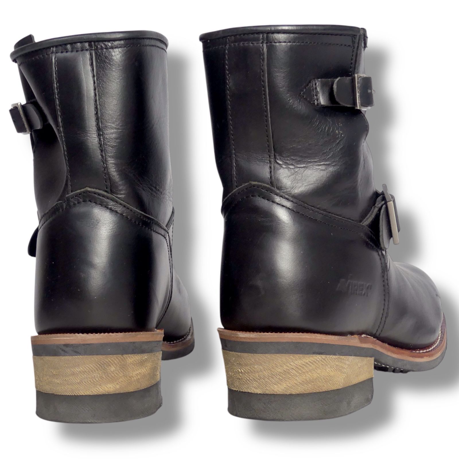 【AVIREX】アヴィレックス　ブラック　レザー　エンジニアブーツ　ショート 楽天市場】ポイント15倍！AVIREX アビレックス AV2225 HORNET