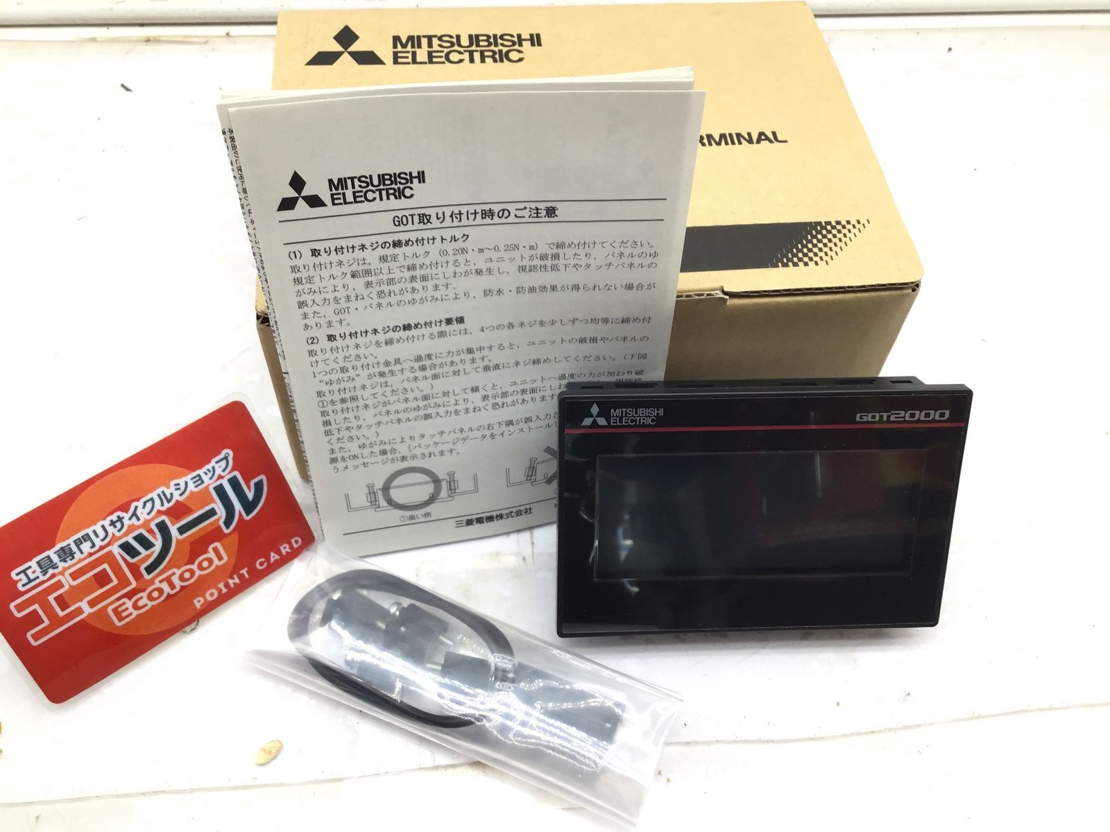 ♥ 三菱電機 7型ワイドTFTグラフィックパネ オペレーションターミナル表示器 GOT20 IT6N84S8OEU8 エコツール笠寺店 M02