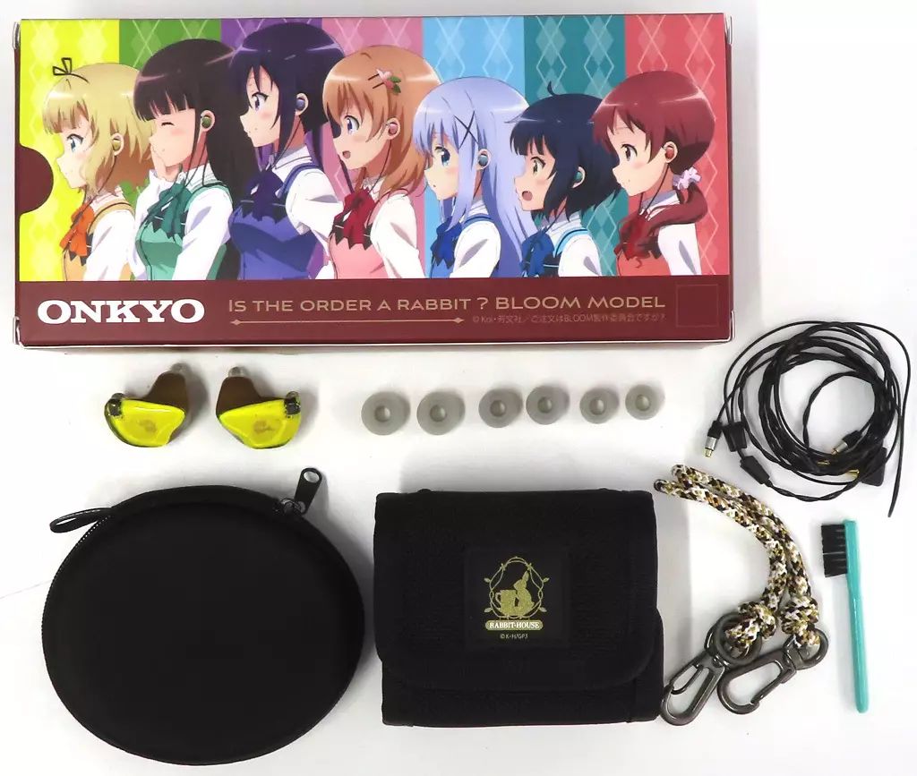 ヘッドフォン シャロ カスタムインイヤーモニター IE-J3 GOCHIUSA ご注文はうさぎですか BLOOM×ONKYO