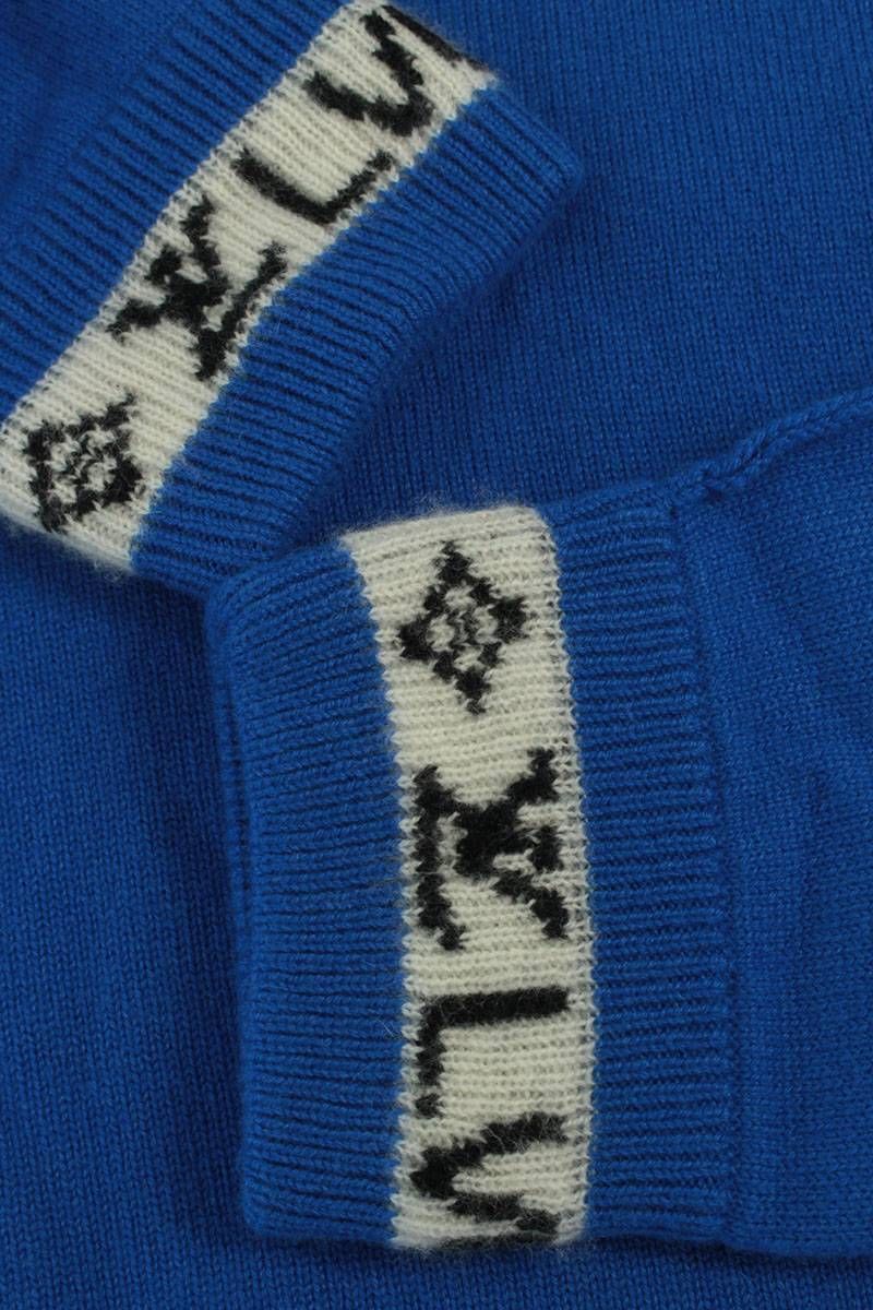 ルイヴィトン 21AW RM212 GJ9 HLN82W LVカフスカシミヤクルーネック