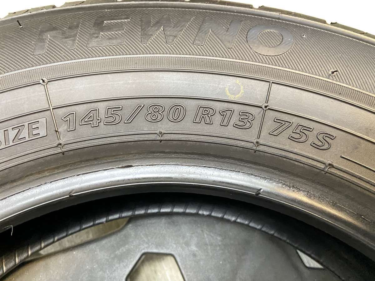 145/80R13  
ブリヂストン NEWNO 
中古タイヤ サマータイヤ 2本セット
 s13250819901