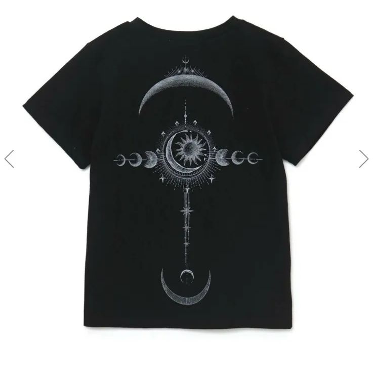 melt the lady horoscope T-shirt(cropped) BK taurus（牡牛座 