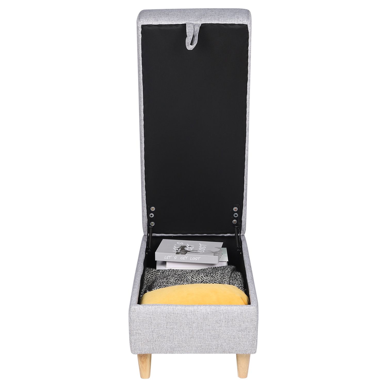 ソファ足踏み 履物台 収納スツール 多機能一体型 ライトグレ ソファ足踏み 履物台 収納スツール 多機能一体型 インテリア収納家具