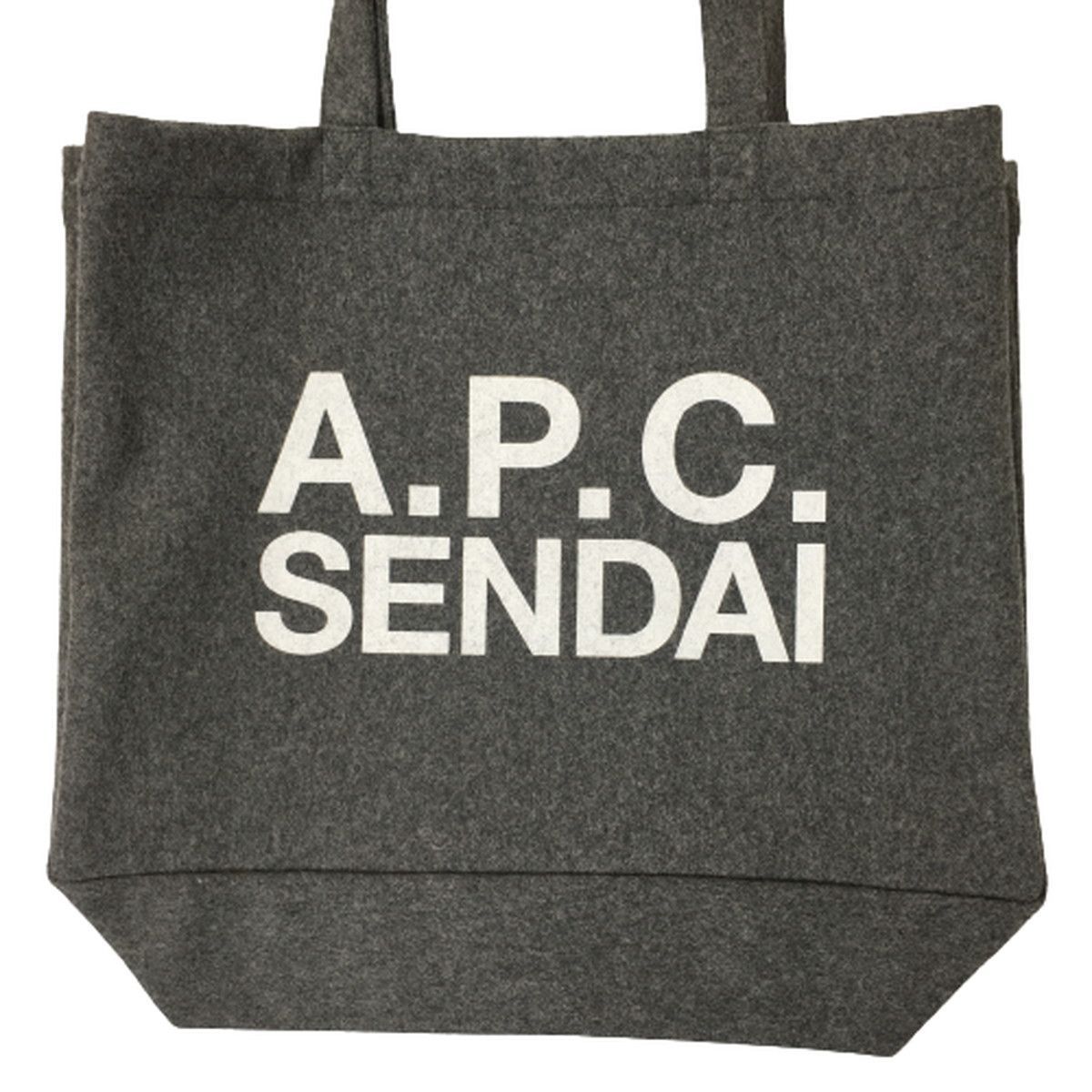 A.P.C. SENDAI トートバッグ フェルト生地 レターパックプラス