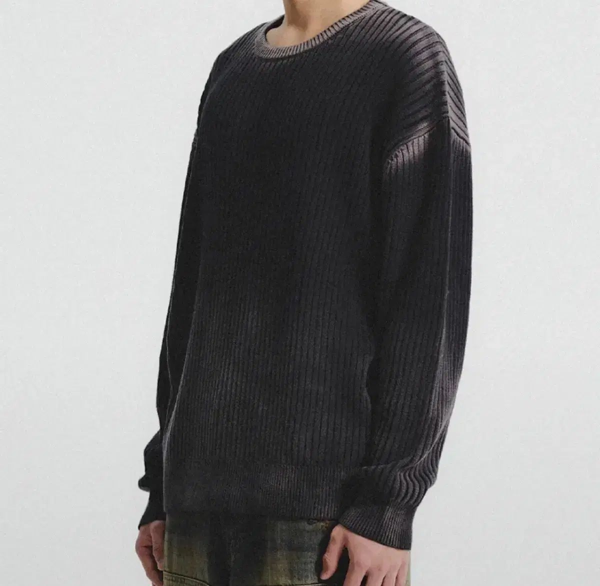 L Danswer ディーアンサー X JUAN HOMME ジュアンオム ヴィンテージ ウォッシュド ダイング ニット セーター