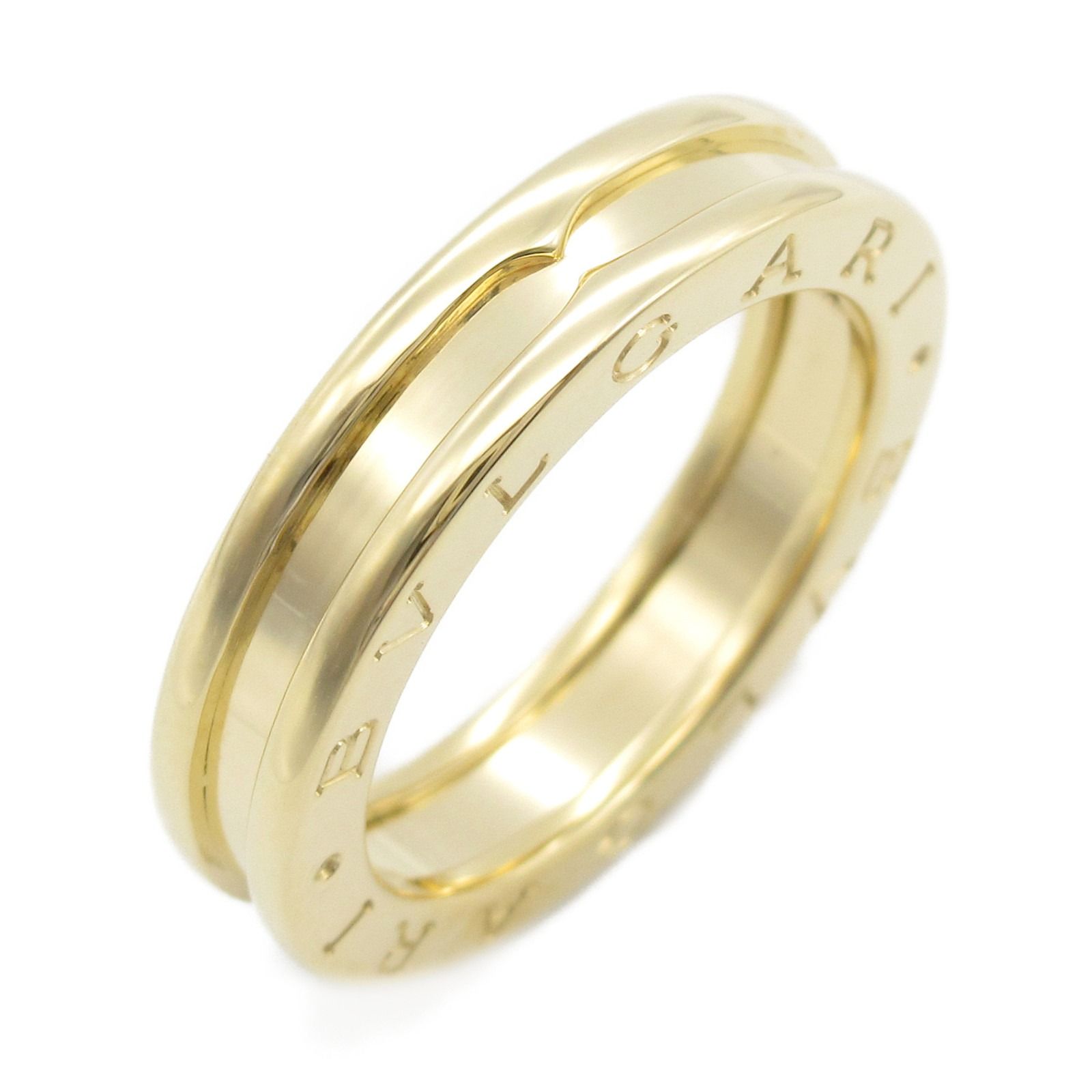 ブルガリ BVLGARI リング 指輪 B-zero1 ビーゼロワン リング 1バンド K18 イエローゴールド B-zero1 リング 1バンド ユニセックス Used A