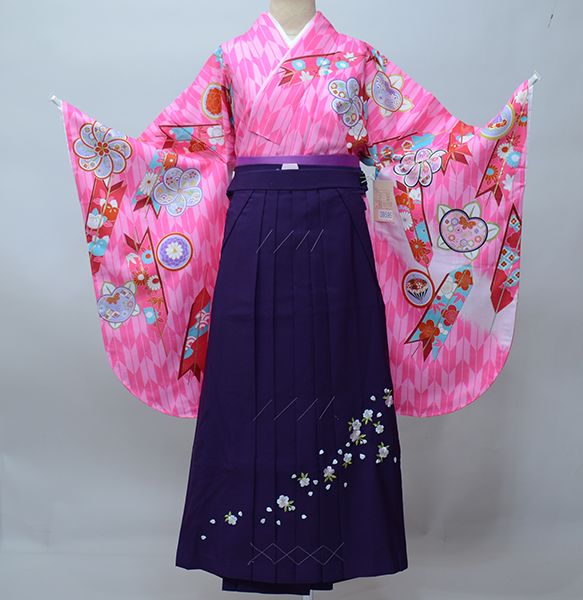 二尺袖 着物 袴フルセット ジュニア用へ直し 135cm～150cm From KYOTO 