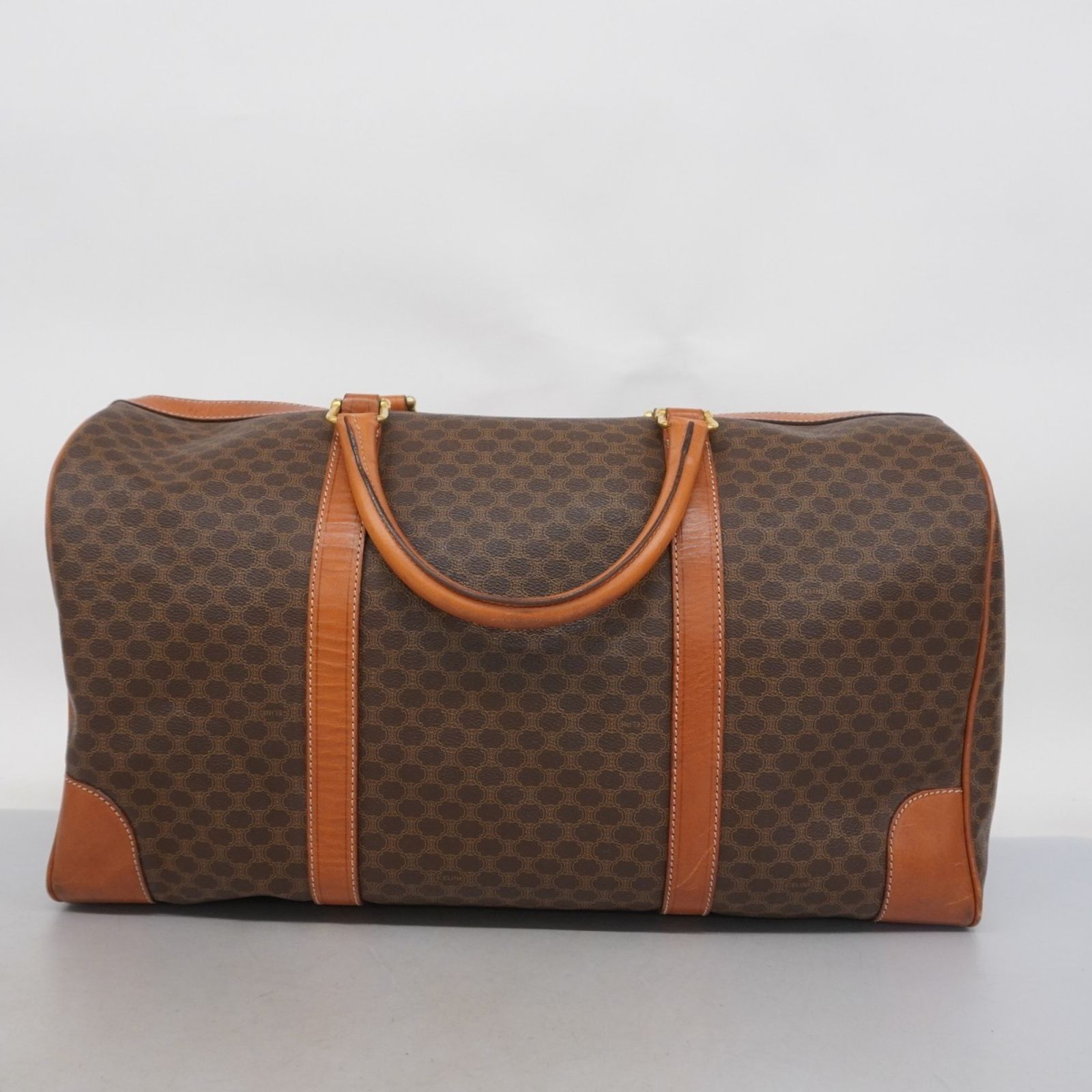 セリーヌ(Celine) セリーヌ ボストンバッグ マカダム ブラウン
