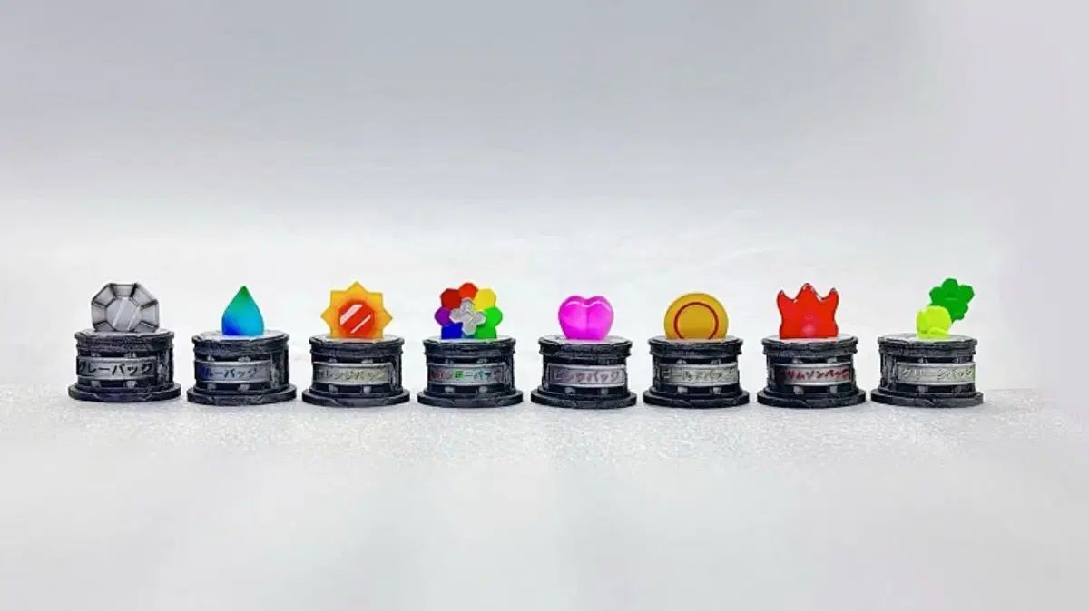 ZXZ ポケットモンスター 1 世帯 関東地方 バッジ フィギュア
