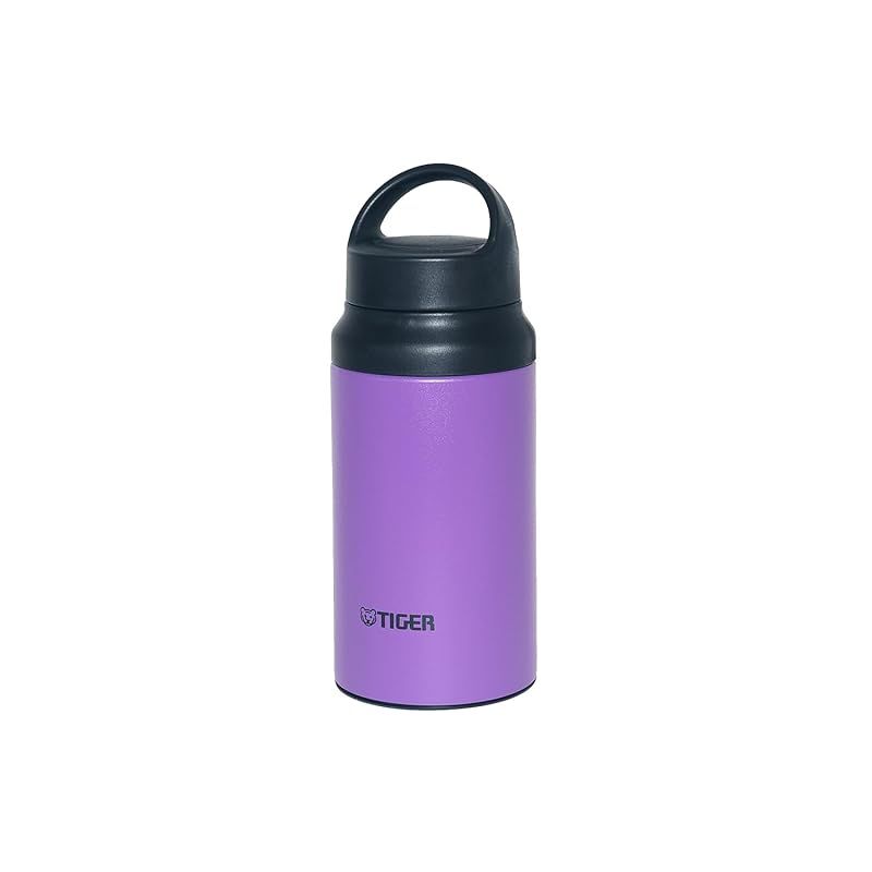 【新着商品】【WEB限定】タイガー魔法瓶(TIGER) タイガー 水筒 400ml ハンドル付き 軽量 ステンレスボトル アウトドア パープル MCZ-N040V