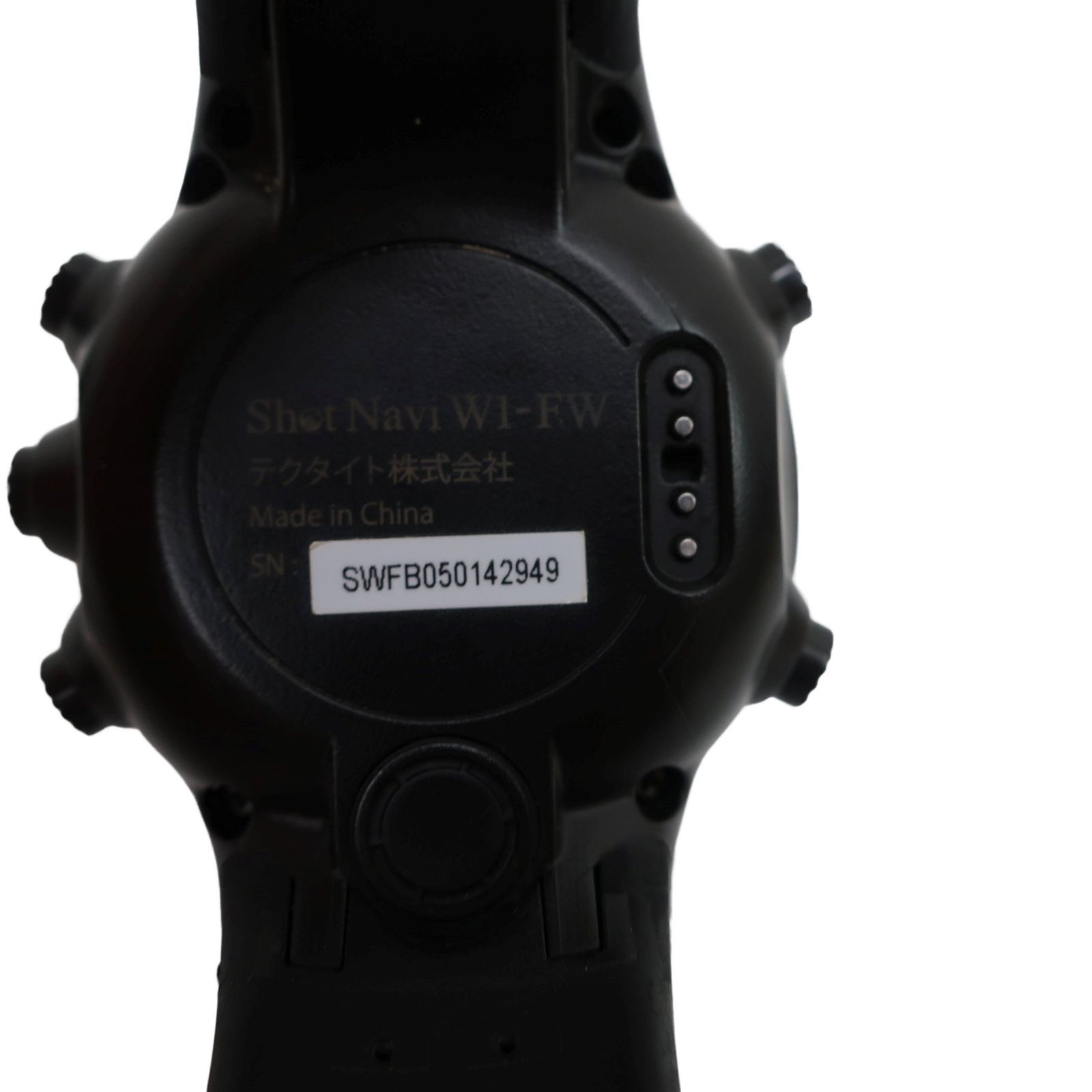 ショットナビ(Shot ショットナビ ゴルフウォッチ（黒） Navi) ゴルフ