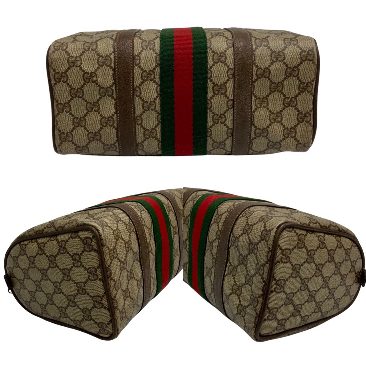 極 美品 GUCCI グッチ オールドグッチ ヴィンテージ シェリーライン GG