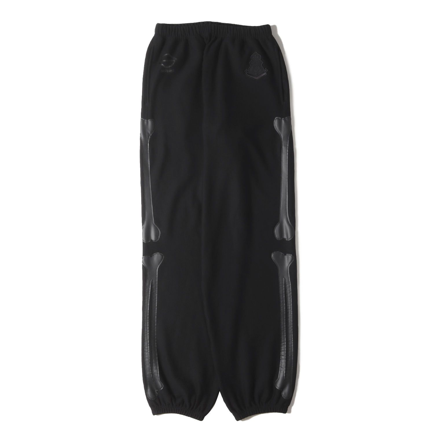 TAKAHIROMIYASHITA The Soloist. タカヒロミヤシタ ザ ソロイスト パンツ サイズ 46 | 24SS ボーンパッチ ジョガー スウェットパンツ jogger pant. bone type02 | ブラック