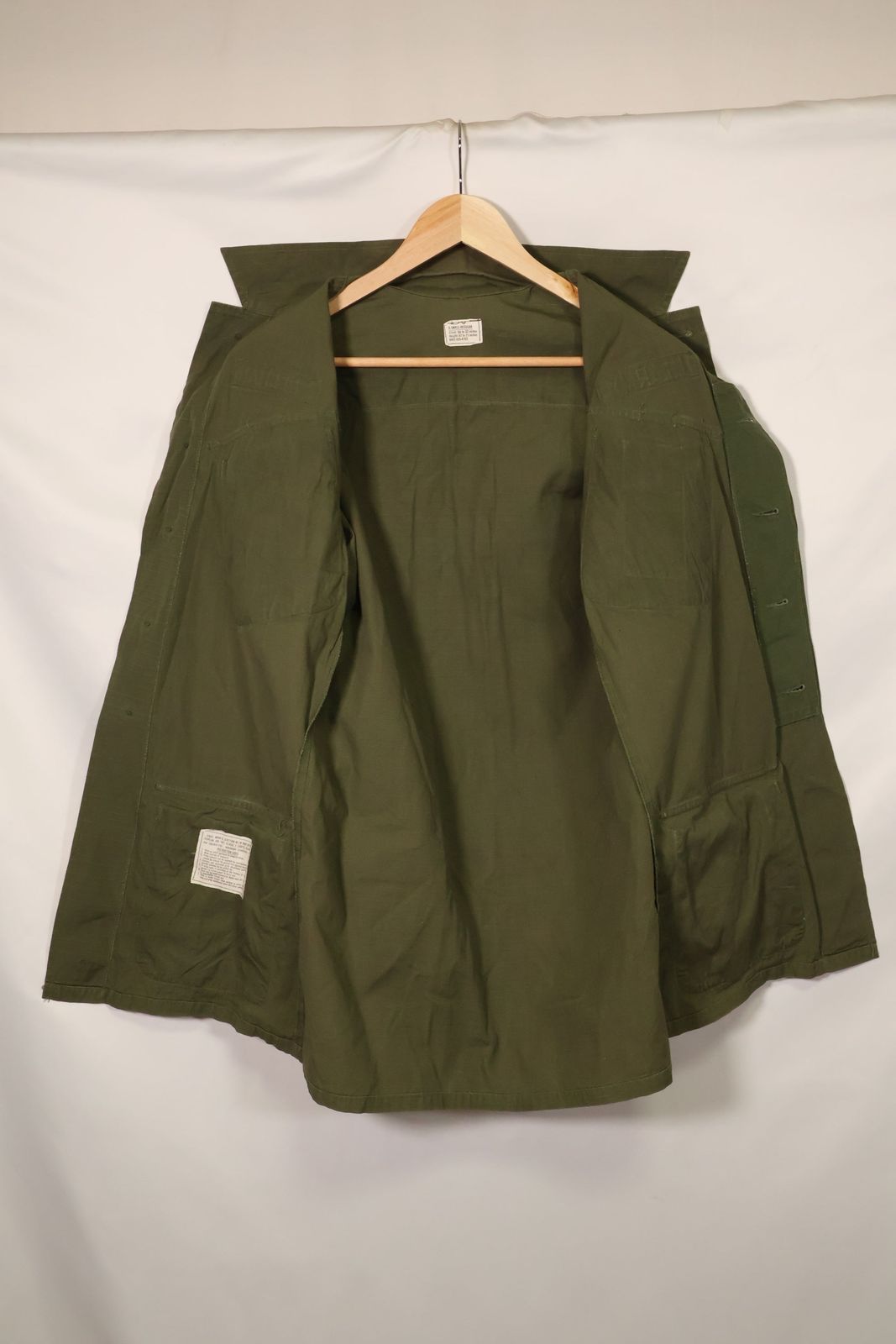 【極上品】ジャングルファティーグジャケット L-S 4th 69年 オリジナル MILITARY 実物 新品 デッドストック 米軍 1968年 ジャングル