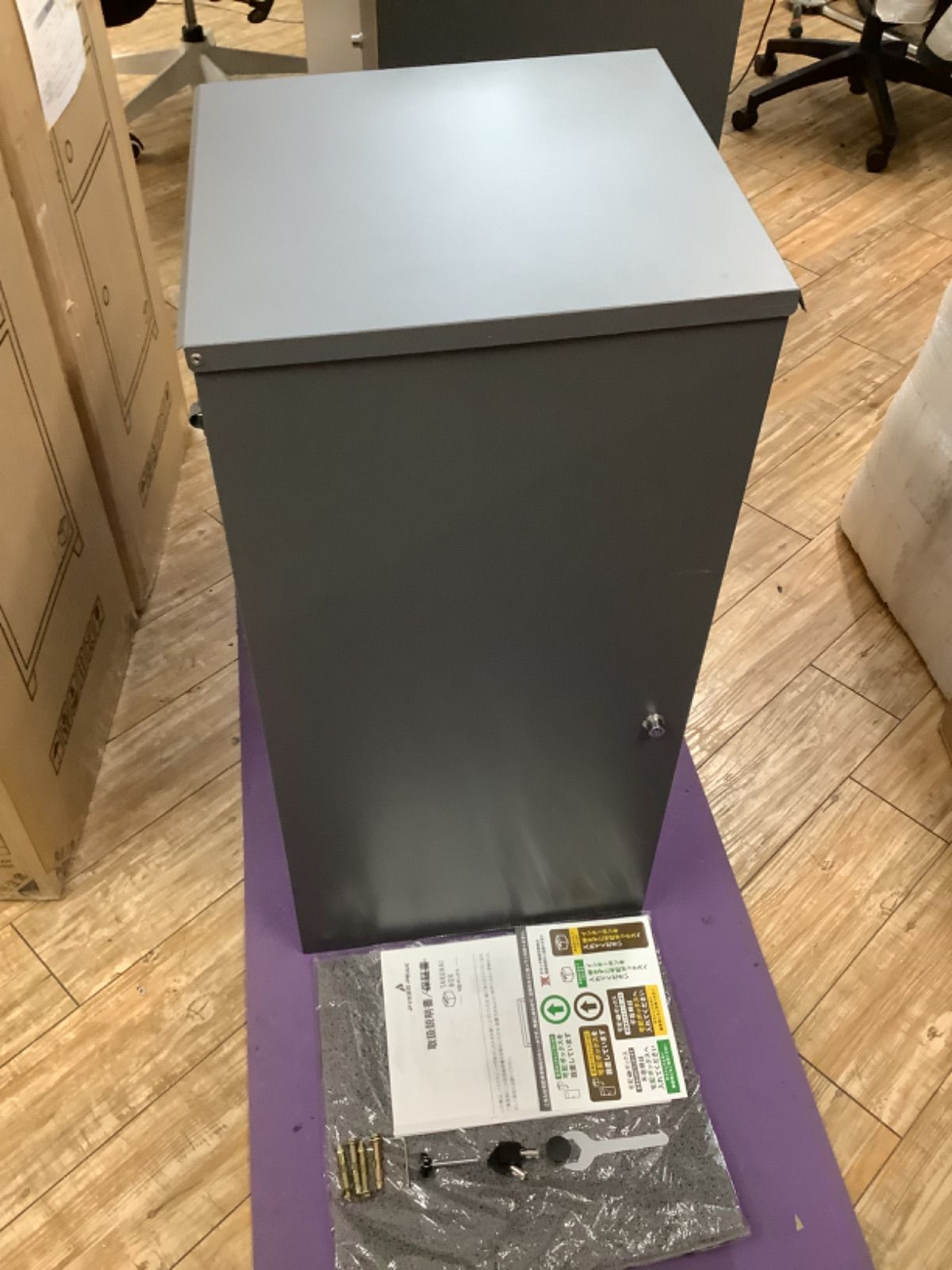 P0021 宅配ボックス ガンメタルグレー 251007-4