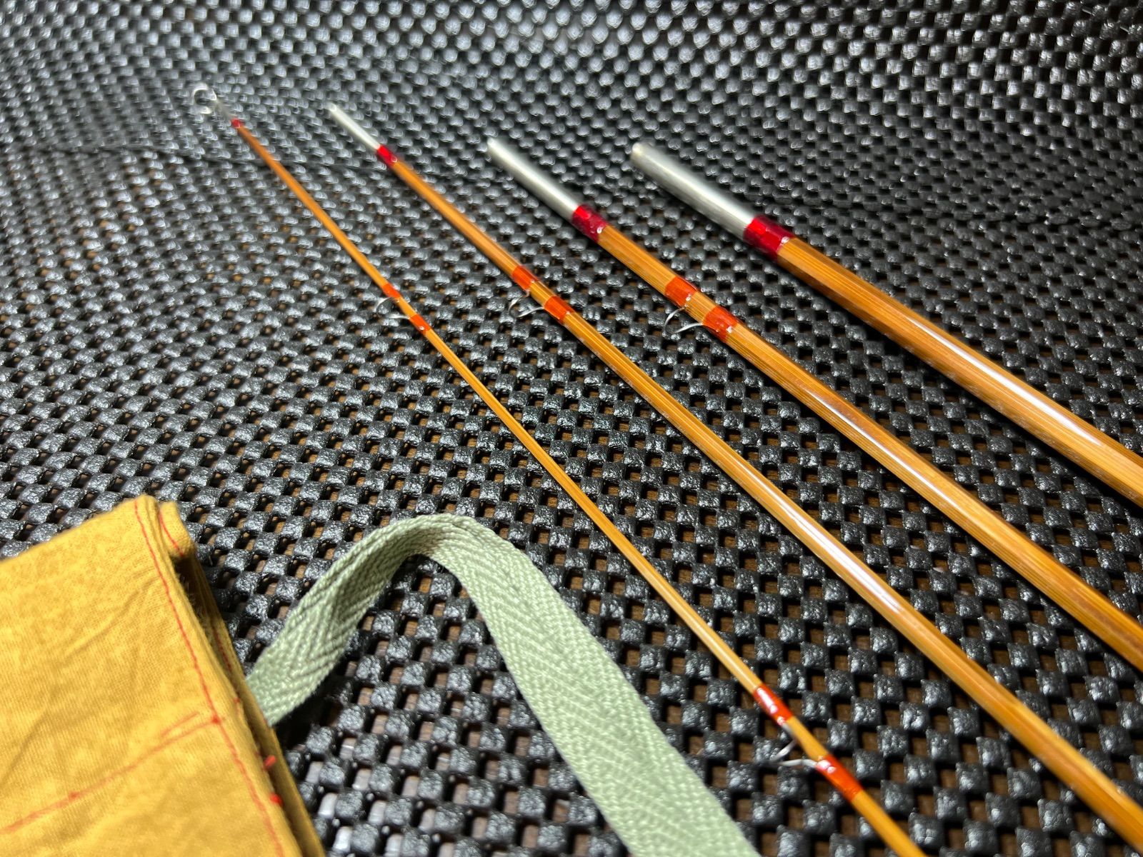 超美品！アサマバンブーロッド！＃３/４   ６.９ft  ２P ④ 朝間ロッド 超美品 アサマ バンブー 全長約206cm #3～#4