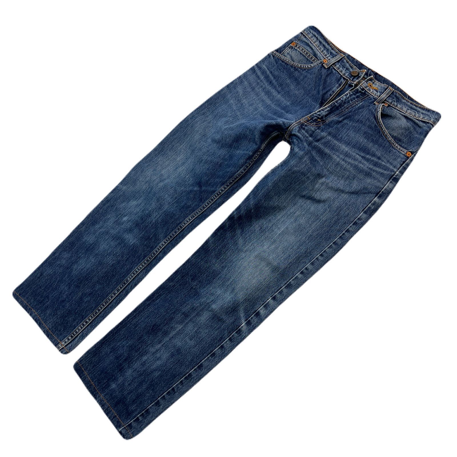 EVISUデニム Levi's ストレートデニム ダークブルー EVISUデニム Levi's ストレートデニム ダークブルー Levi's