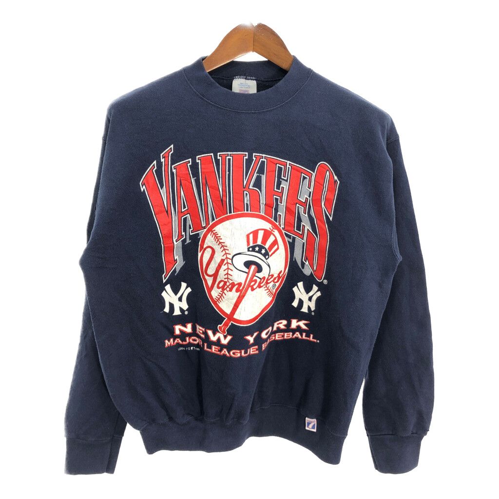 ヤンガーソング ニューヨーク・ヤンキース トレーナー 90年代 USA製 LOGO7 ロゴセブン MLB ニューヨーク・ヤンキース