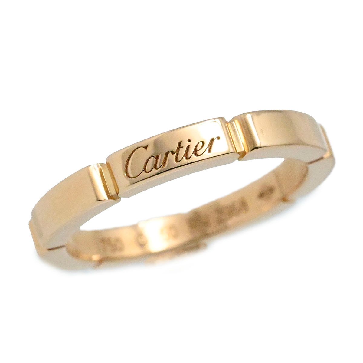 カルティエ CARTIER 750PG ピンクゴールド マイヨンパンテールリング サイズ50 レディース